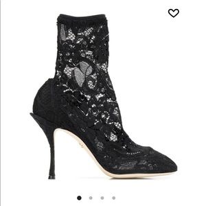 Dolce and gabbana coco ankle booties lace size 39 worn once